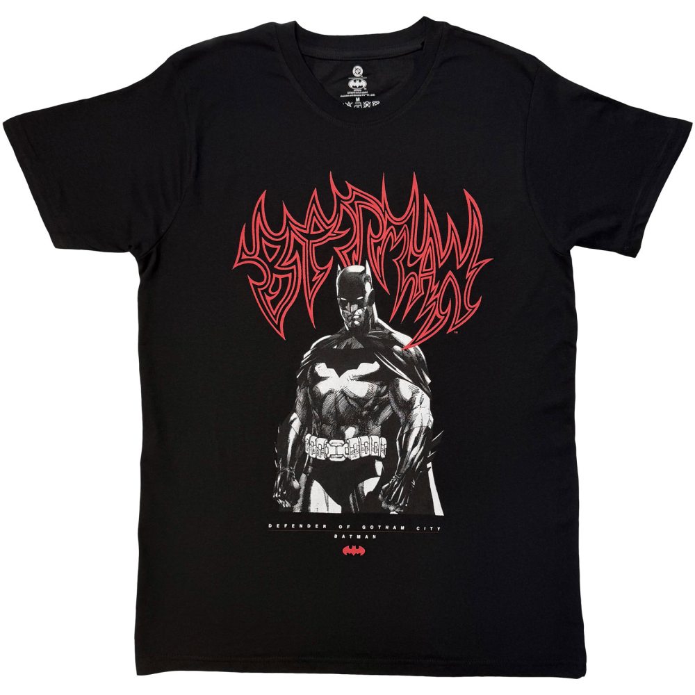 DC Comics Batman - Defender Of Gotham City Herren TShirt - Schwarz